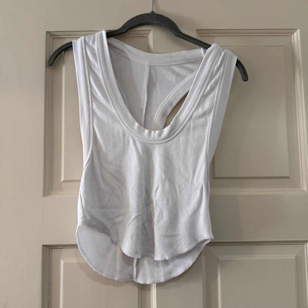 White Sleeveless Women's Top